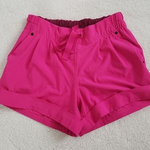 Lululemon Pink Cuffed Shorts Sz4